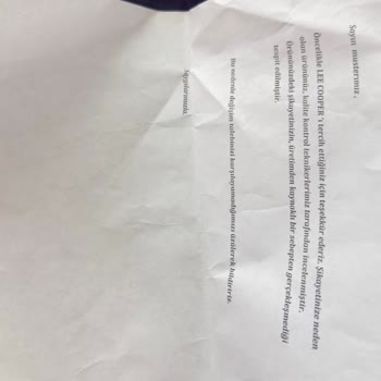 Boyner Mağazasında Kullanılmamış Pantolonun Aniden Beliren Leke Şikayeti