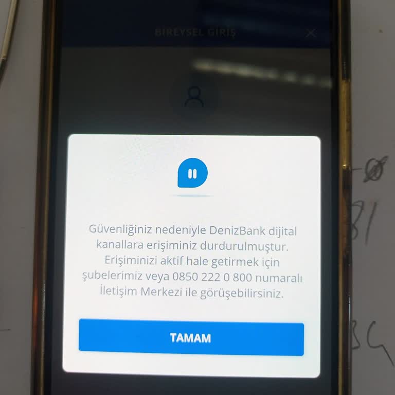 Şifre Blokesi Nedeniyle 2,5 Ay Süren Dijital Bankacılık Erişimsizliği