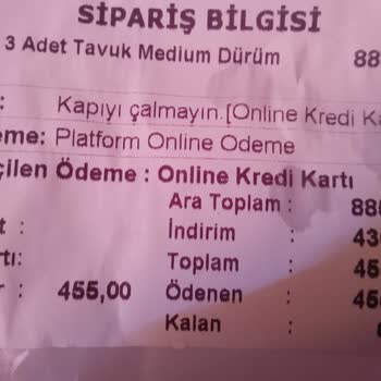 Hey Döner'de Tavuk Döner İçinde Böcek Bulunması Hijyen Şikayeti