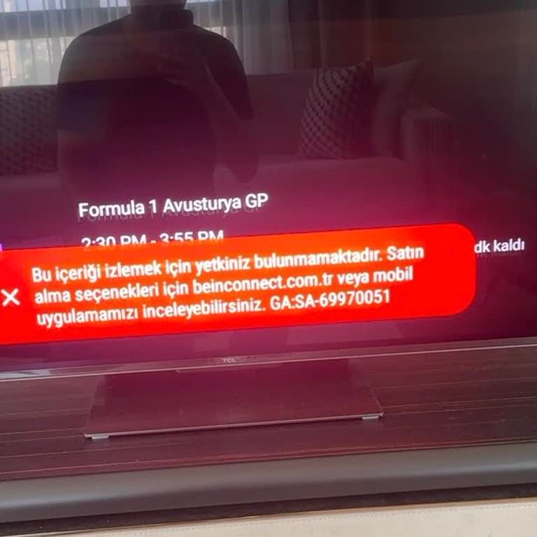 Smart TV Üzerinden Spor Paketlerini İzleyememe Ve Yanıltıcı Bilgilendirme