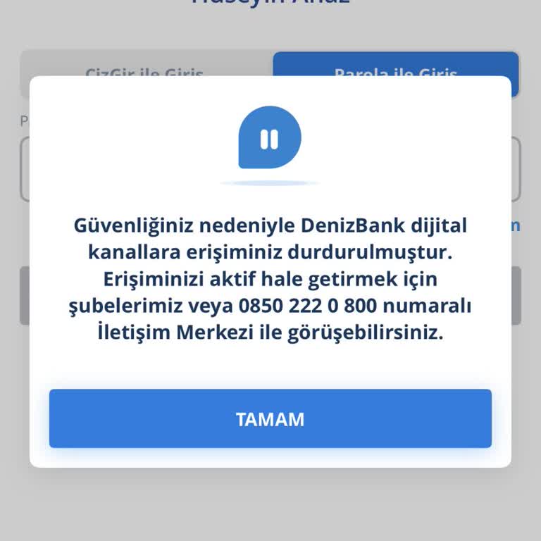 Denizbank Kredi Kartım Güvenlik Nedeniyle Kapatıldı İşimi Zor Duruma Soktu