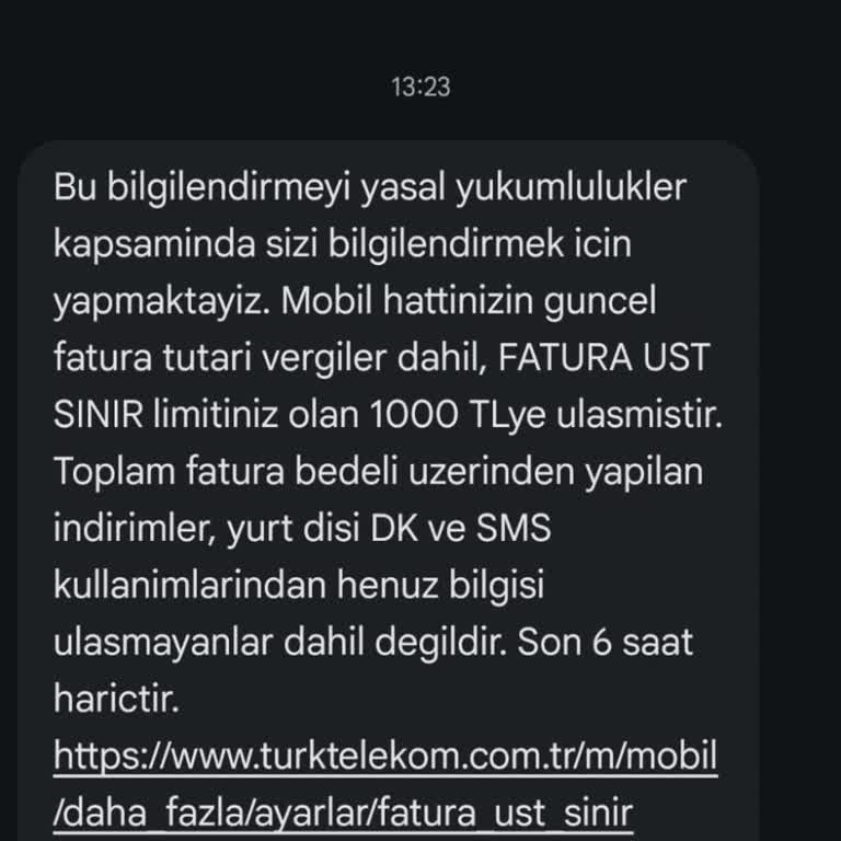 Talep Edilen Aşıma Kapalı Paket Uygulanmadı Ve Haksız 1000 TL Fatura Şikayeti