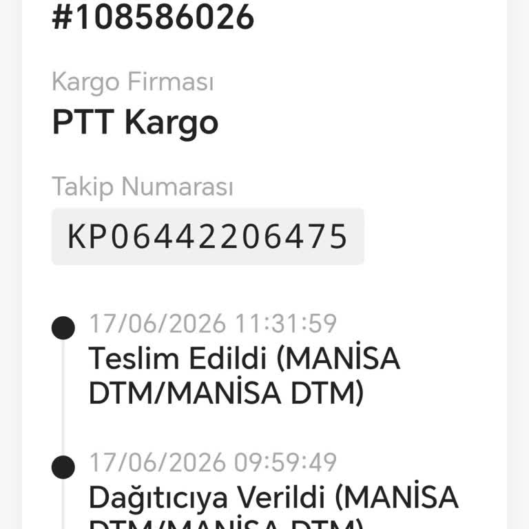 İade Kargosunun Manisa’da Takılı Kalması Ve Geri Ödeme Sorunu