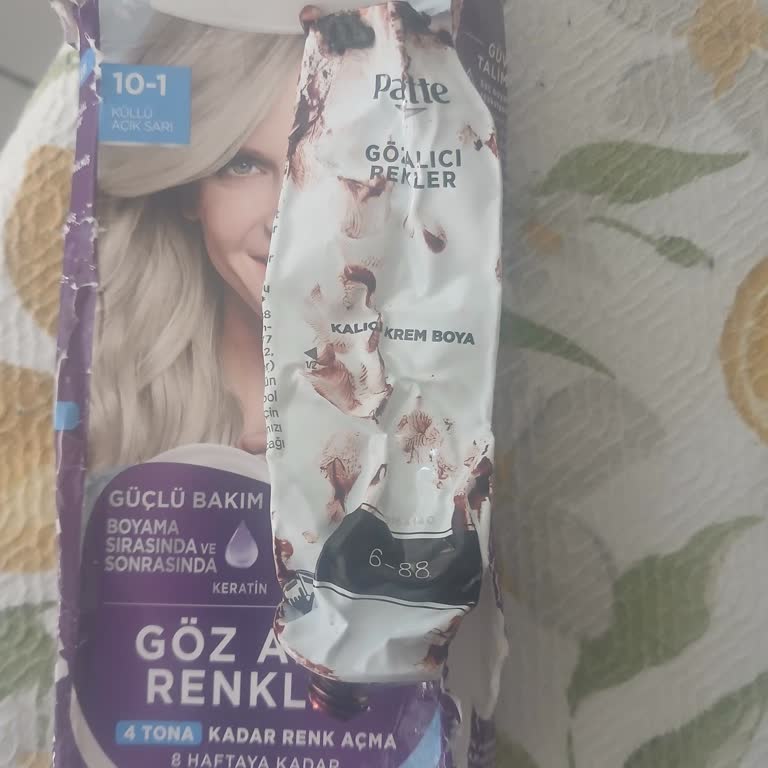 Palette Yanlış Saç Boyası Nedeniyle Saçlar Yandı, Şok Market Saygısız Davranıyor