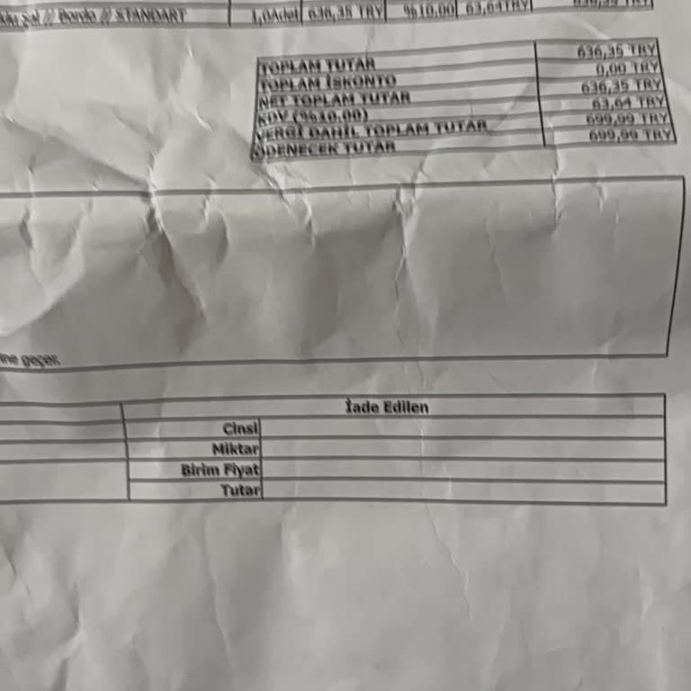 Eksik Şal Ve Çelişkili Bilgi Mağduriyeti