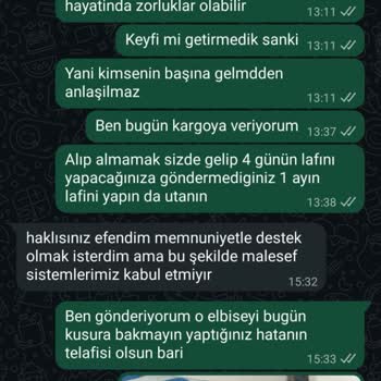 Instagram'dan Aldığım Elbise Kalitesiz Ve Yanıltıcı, İade/Değişim Talebi