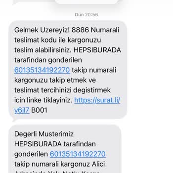 Adrese Teslim Olması Gereken Kargo İçin Yanıltıcı Adreste Yok Beyanı