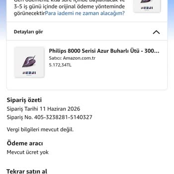 Amazon Türkiye'de İptal Edilen Ütünün Para İadesi Hâlâ Yapılmadı