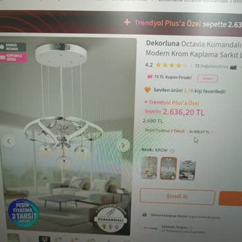 Arızalı Avize Değişim İsteği Reddedildi, Fiyat Farkı Mağdur Ediyor