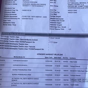 Sefamerve'de Ürün Değişim Talebim Cevapsız Ve Müşteri Hizmetlerinden Geri Dönüş Yok