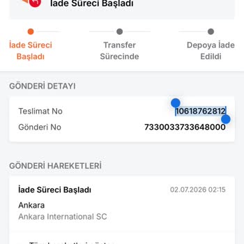 Trendyol'da Teslim Edilmeyen Sipariş Ve Bildirimsiz İade Süreci