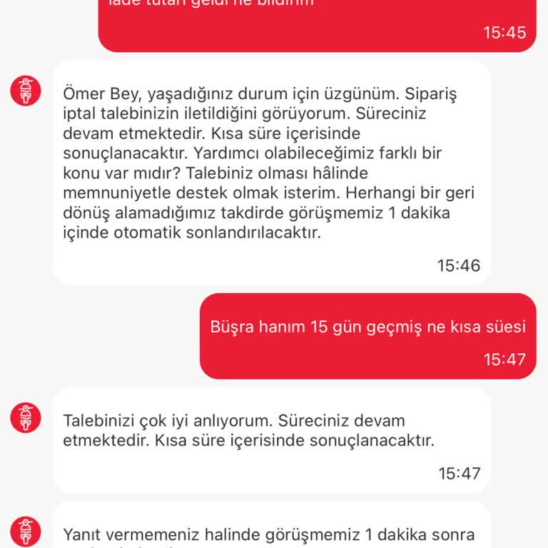 Teslim Edildi Olarak Görünen Siparişin Alınamaması Ve İade Talebi