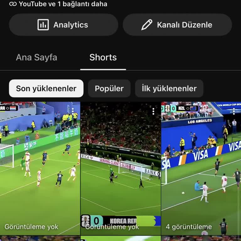 Yeni Açtığım Spor Kanalım Ve Shorts Videolarım Öneri Listesinde Görünmüyor