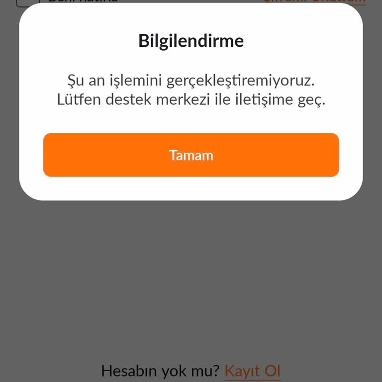 Hayatpay Uygulamasına Giriş Yapamıyor, Destek Yanıtı Gelmiyor