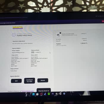 Yanlış Renkli Ve Arızalı Wraith IEM Sense Smokey Ürün Değişim Talebi