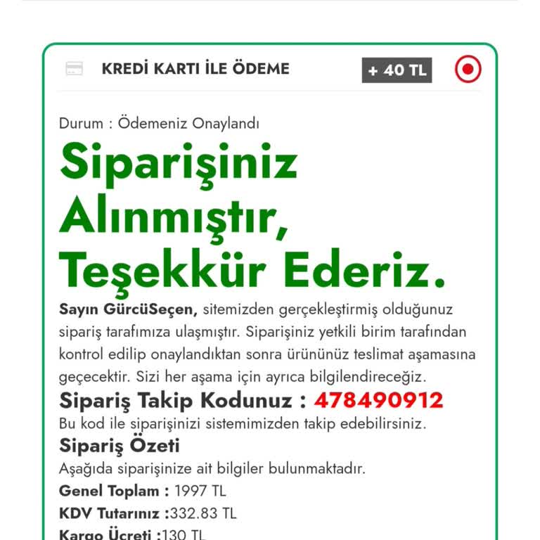 Siparişim 14 Gün Gönderilmedi, Açıklama Yok