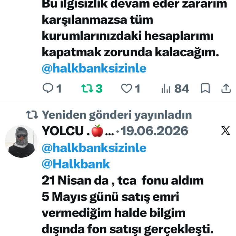 Halkbank’tan İzinsiz Altın Fon Satışı Ve 25.000 TL Zararı