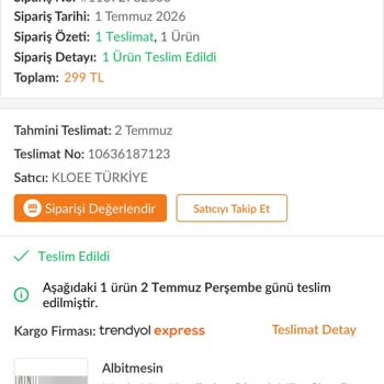 Teslim Edilmemiş Siparişin Sistemde Teslim Edildi Olarak Gösterilmesi