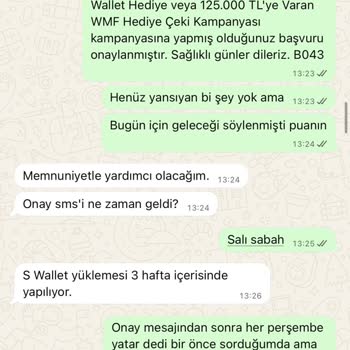 Kampanya Sözündeki 8.000 TL S-Wallet Puanı Hesaba Yansımıyor