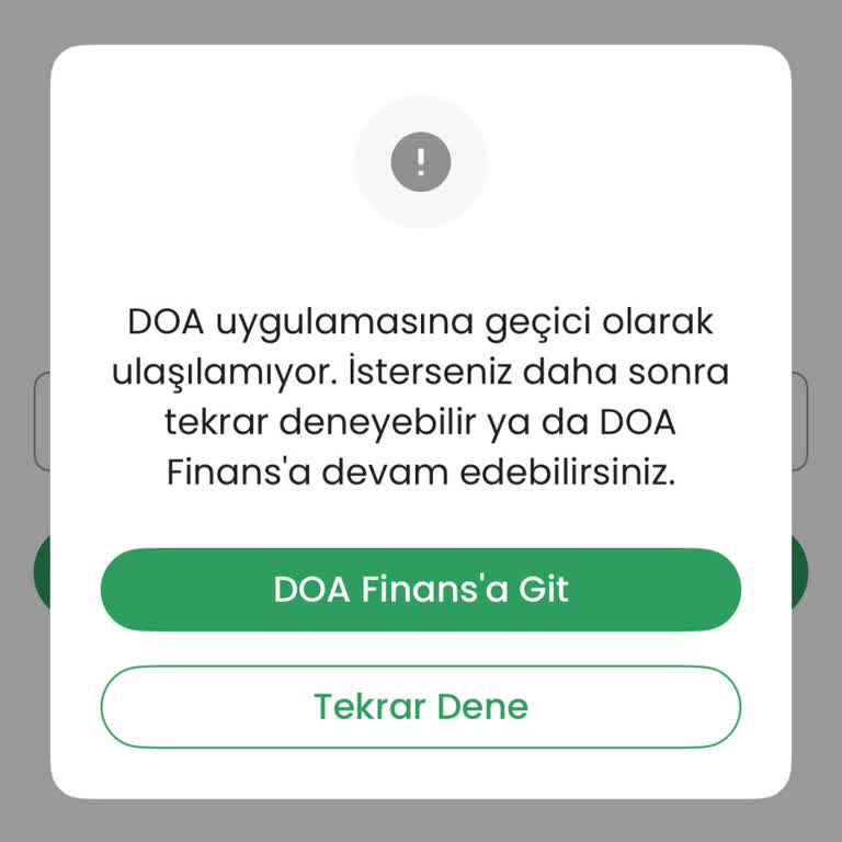 Doa Uygulamasına Telefon Numaram İle Giriş Yapmaya Çalışırken Teknik Bir Sorun Yaşıyorum