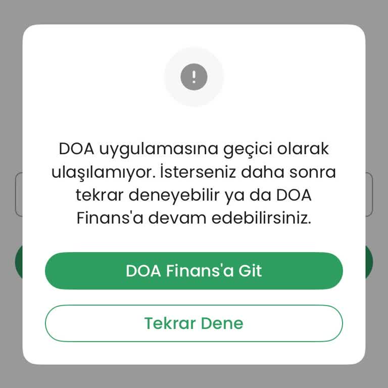 Doa Uygulamasına Giriş Sorunu Ve Destek Kanalı Bulunamaması