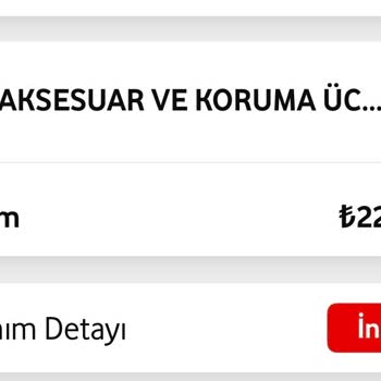 Yetkisiz Aksesuar Ve Koruma Ücretlerine İade Ve İptal Talebi