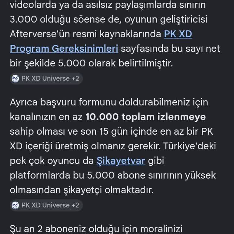 PKXD Abone Sınırı Beş Bin Üstü Oyuncuları Dışlıyor, Düşürülmesi Gerekiyor