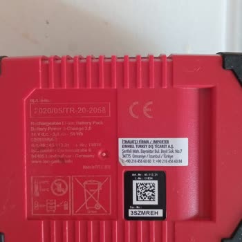 Einhell 3.0 Ah Bataryanın Hızlı Arızalanması Ve Servis Reddi