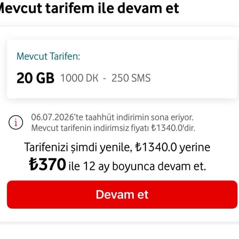 Fahiş Fiyat Artışı Ve Makul Yenileme Teklifi Talebi