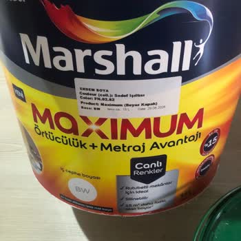 Marshall Boya Renk Ve Kapatıcılık Sorunu Bayi Çözüm Sunmadı
