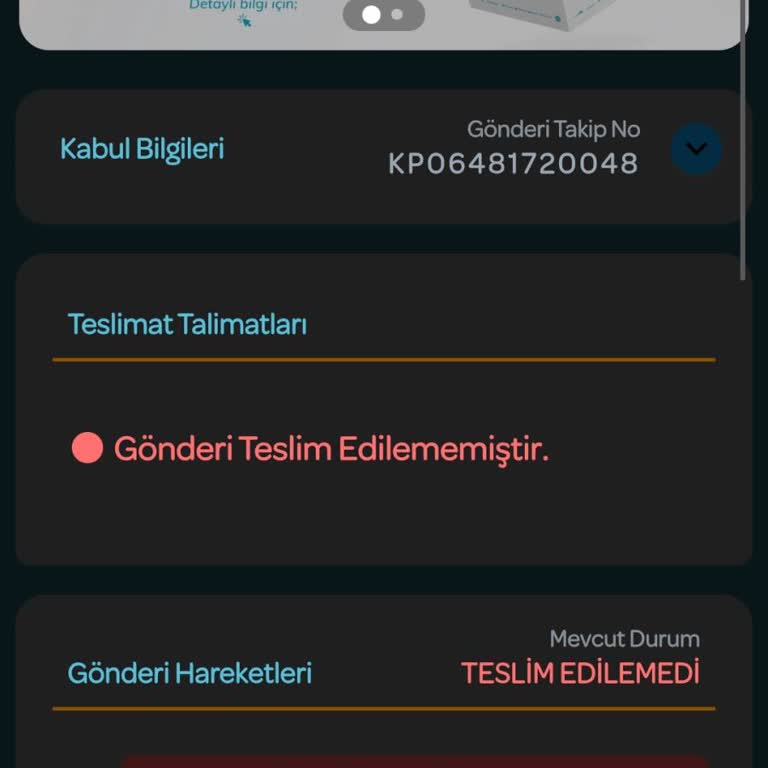 Evde Yok Notu Yanıltıcı PTT Kargo Teslimatı Gerçekleşmedi