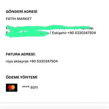 Telefon Numarasındaki Tek Rakam Hatası Ürün Teslimini Engelledi