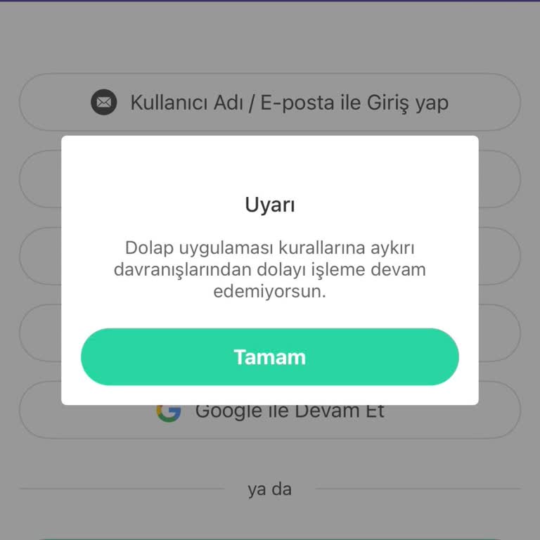 Dolap Hesabım Spam Nedeniyle Engellendi Ve Giriş Yapamıyorum