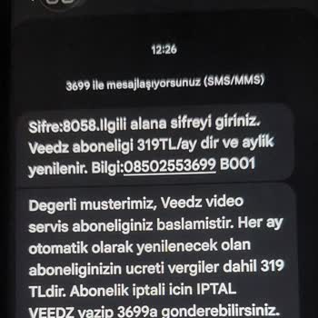 Türk Telekom'da İzinsiz Weedz Aboneliği Ve 319 TL Haksız Fatura İade Talebi