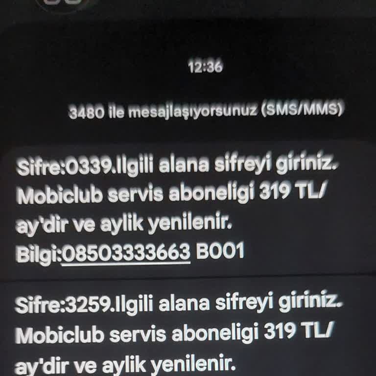 İzinsiz Mobiclub Üyeliği Ve 319 TL Ücret İadesi