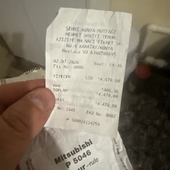 Şehr-i Konya Mutfağı Menüsüz, Bilgisiz Şekilde Masaya Bırakılan Yiyeceklerden Fahiş Ücret Aldılar