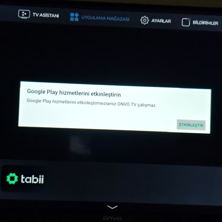 Google Play Uyarısı Nedeniyle Akıllı TV Özelliği Çalışmıyor, Ürün Değişimi Talebi