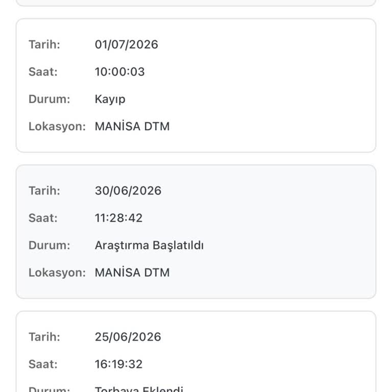 Epttavm'de Kayıp Sipariş Bildirimi Olmadığı İçin Müşteri Bilgisiz Bırakıldı