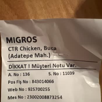Migros Ve Ctr Chicken'da Tüylü Tavuk, Hijyen İhlali Ve İade Reddi