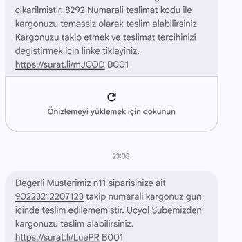 Sürat Kargo Üçyol Şubesinde Kargo Teslim Edilmedi ve Telefonlar Sessize Alınıyor
