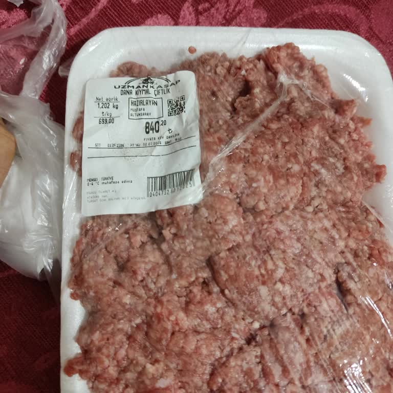 Çiğ Köfte İçin Yağsız Kıyma İstediğimde Yağlı Kıyma Gönderildi