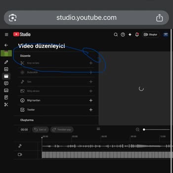 YouTube Kanalımda Popüler Videolarımda Düzenleme Araçları Pasif