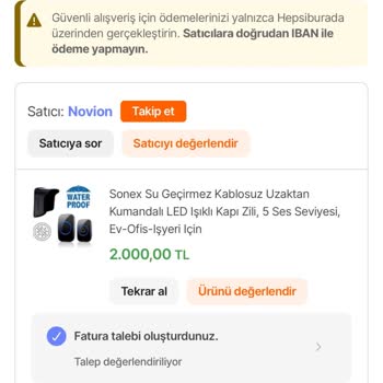 Hepsiburada'da Fatura Gönderilmemesi Ve Müşteri Hizmetlerinden Cevapsızlık