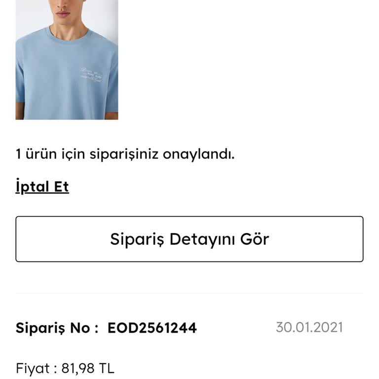 Mavi Aldığım Hizmetten Hiç Memnun Kalmadım