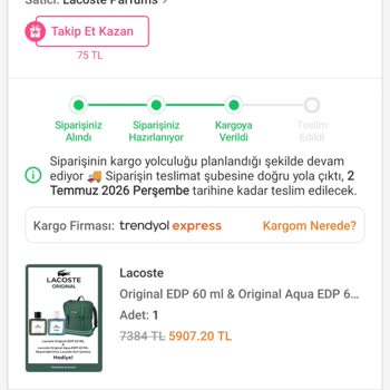 Trendyol Express Kargom Antalya'ya Yanlış Yönlendirildi, Teslimat Gecikti