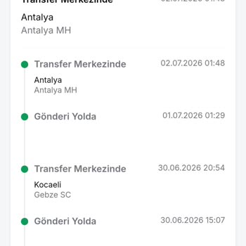 Trendyol Express Kargom Antalya'ya Yanlış Yönlendirildi, Teslimat Gecikti