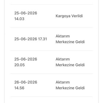 Teslim Edilmeyen Kargo Sürekli Dağıtımda