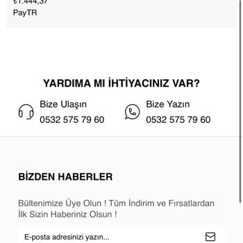 Kredi Kartı İadem Ve Bikini Değişimi İçin İletişim Kurulamıyor