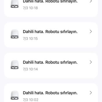 Roborock Robot Süpürge Yan Fırça Hatası Tekrarlayan Servislerde Çözülmüyor