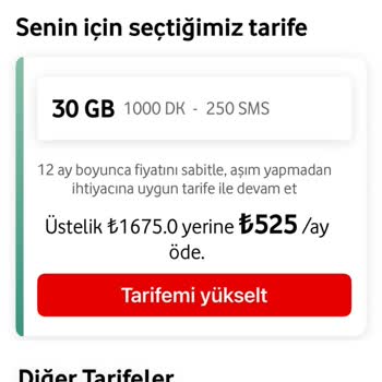 Vodafone'da Aynı Tarife İçin Farklı Fiyatlar Ve Haksız Uygulama Düzeltme Talebi
